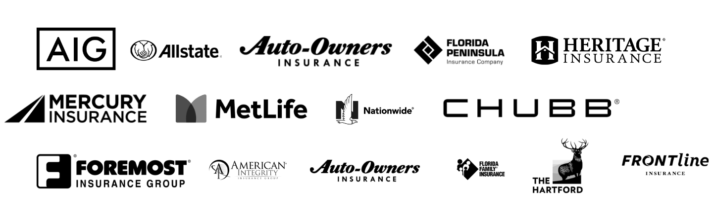 Insurance company logos